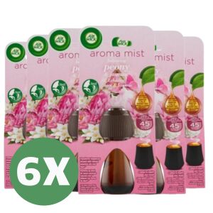 Air Wick Utántöltő Aroma Diffúzor készülékhez - Bazsarózsa és jázmin illat 6x20ml 146331947 - Légfrissítő