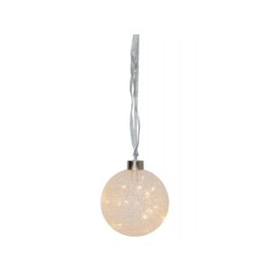 LED dekoráció , karácsonyfa dísz , beltéri , 15 cm , 30 db LED , meleg fehér , ezüst , EGLO 120983279 - Karácsonyfadísz