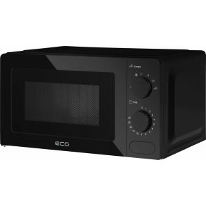 ECG MTM 1774 BE fekete mikrohullámú sütő, 17 liter, 700W, 6 teljesítmény szint, időzítő - ECG