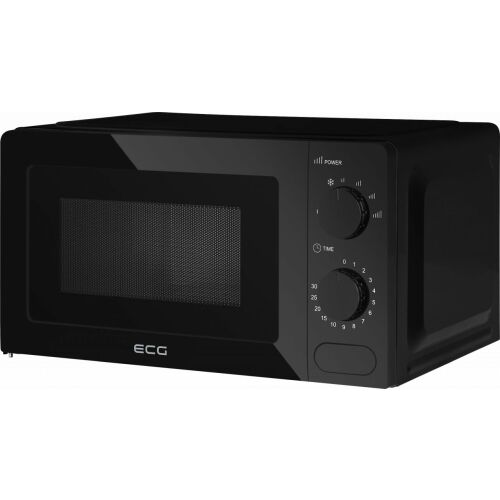 ECG MTM 1774 BE fekete mikrohullámú sütő, 17 liter, 700W, 6 teljesítmény szint, időzítő