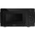 Elölnézet az ECG MTM 1774 BE fekete mikrohullámú sütőről