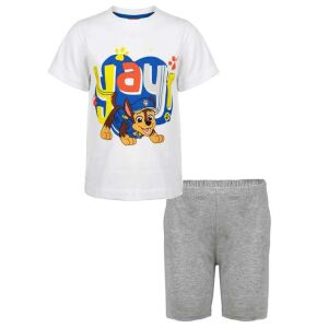 Krátke letné pyžamo Nickelodeon Paw Patrol, veľkosť 7-8 rokov, s postavou Chase - Nickelodeon Detské pyžamá, nočné košele