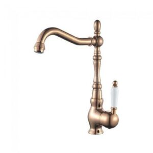 CasaBlanca LORA BLO4A-CU retro konyhai mosogató csaptelep, réz kivitelben