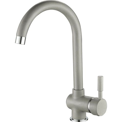 <product_name>Baterie bucatarie cu pipa inalta GREY4H, finisaj granit gri</product_name> konyhai csaptelep, szürke gránit felület, magas kiöntő