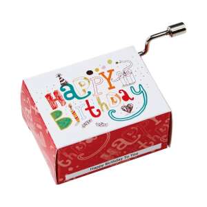 SING A SONG zenélő dobozka "Happy Birthday" klasszikus 40893925 Zenélő doboz