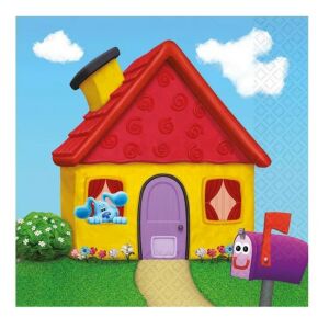 Azúrkék nyomok Fun szalvéta 16 db-os 33x33 cm 120999539 - Szalvéta