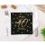 B&C Happy Birthday schwarz-gold 40 Servietten, 20 Stück, 33x33cm, schwarze Servietten mit goldenen Konfetti und Happy 40th Birthday Schriftzug