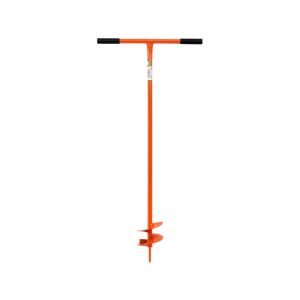 FLO 140 mm-es kézi földfúró, narancssárga, T-alakú fogantyúval - FLO