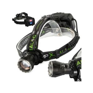 Bailong XHP160 Fejlámpa Kollázs - Zoom, Powerbank és LED Funkciók - Bailong