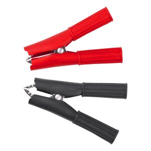 Rote und schwarze isolierte Starthilfekabel, 30A, für das Starten der Autobatterie - Starthilfekabel