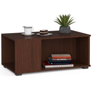 Akord Furniture Factory Juliet Kávéasztal, Wenge Fa anyag, 90x38x51 cm, Laminált Lemez, ABS Élzáróval, Szállítási Csomagban, Összeszerelhető Bútor, Elegáns és Praktikus Design