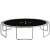 Springos 305 CM 10FT trambulin ugrófelület, fekete, 64 rugós, csere ugrófelület, trambulin váz