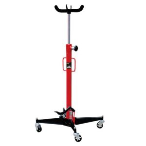 Podnośnik do skrzyni biegów Hitman HA-2016, udźwig 0,5T, czerwony i czarny, z kołami, do podnoszenia i podpierania skrzyń biegów, osi i silników - Podnoszenie