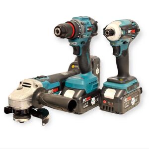 Професионален комплект акумулаторни инструменти Hitman от 3 части 62V HT-BACD-3777LX