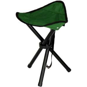 Scaun de pescuit tripod, scaun de camping pliabil, verde 40941678 Pescuit