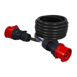 Cablu prelungitor industrial Commel cu priză CEE, 16A 400V, 20m - Prelungitoare