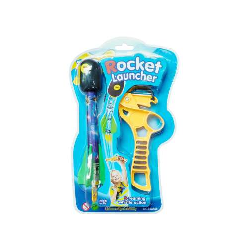 Rocket Launcher toy set with a rocket and a launcher, perfect for outdoor fun
