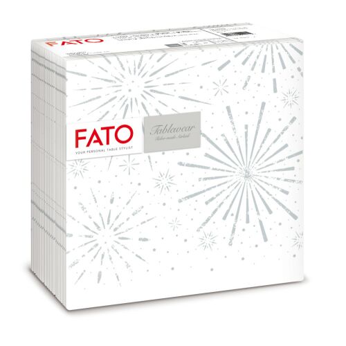 Fato Airlaid vianočný obrúsok 40x40cm Incanto Silver 50 listov 129980658