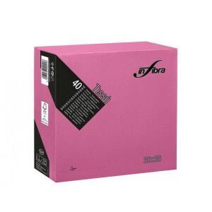 Infibra Szalvéta 38x38cm Fuchsia 2 réteg 40 lap/csomag 122367049 - Домакински хартиени продукти