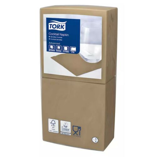 Tork szalvéta koktél, 24/2 KEKSZ, 200 lap/csg, 12csg/karton 122367878