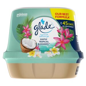 Glade Fürdőszobai Illatosító Zselé 180 g Exotic Tropical Blossoms (8db/karton) 122368817 - Glade
