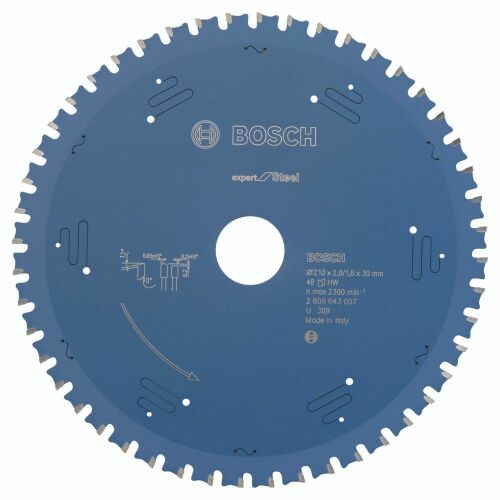 Disc ferăstrău circular Bosch Expert Steel 210mm