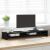 vidaXL fekete tölgy színű szerelt fa monitorállvány 100 x 24 x 13 cm 135828493