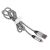 Tracer iPhone Lightning Kábel - USB 2.0 - 1m - Fekete-Ezüst 58602273