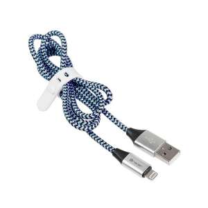 Tracer TRAKBK46269 USB 2.0 - Lightning kábel, 1 méter, fekete-kék - Tracer