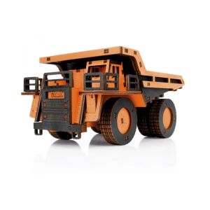 Puzzle 3D, Dump truck, EWA, Wood, 230 Pieces 121030684 - Puzzle 3D