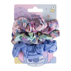 Disney Lilo and Stitch, Set de cravate pentru păr de câine vedeta din 3 piese 121031300 - Cerdá Gumă de păr