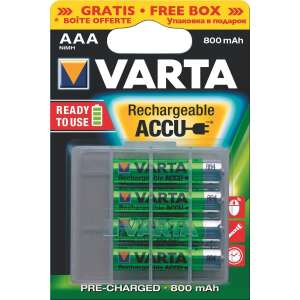 VARTA Recycled AAA 800mAh Ni-MH 1,2V (4 db) Újratölthető akku elem 58299756 