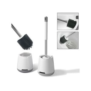 Szilikon WC kefe tartóval és használati példákkal - WC kefe & tartó