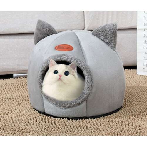 Macska fekhely - macskafej formájú 40 x 40 x 40 cm