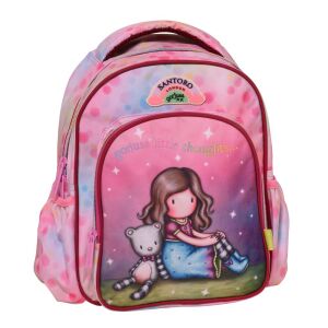 Santoro Gorjuss Lean On Me Vorschulrucksack mit Mädchen- und Teddybär-Design - Rucksäcke & Taschen für Kindergarten