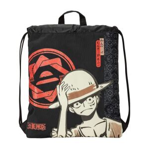 One Piece húzózsinóros tornazsák Luffy karakter dizájnnal. - Tornazsák