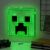 Minecraft Creeper Neon Wandleuchte von Paladone im Einsatz