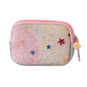 Portofel roz Pixie Crew Glitternox cu design stele - Portofele pentru copii