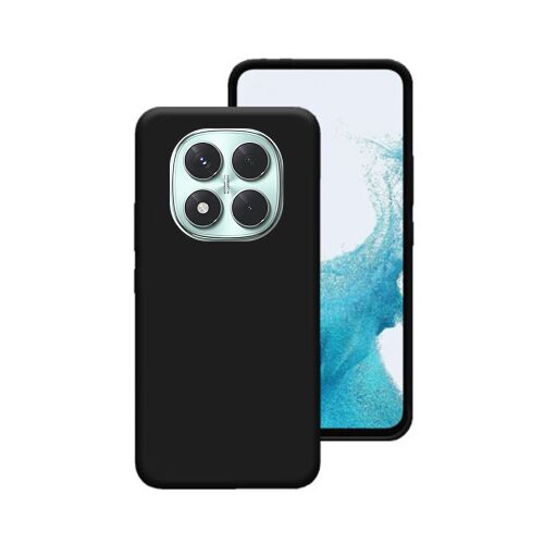 Xiaomi Redmi Note 14 Pro+ 5G fekete szilikon tok telefonnal 