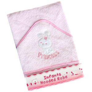 Prosop cu glugă roz Soft Touch cu design iepuraș pentru bebeluși - Prosoape de baie, prosoape și prosop de uscare