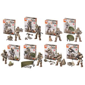 Mini katonai akciófigura - Special force soldier - többféle modell