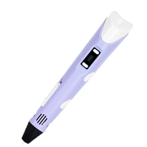 Lila 3D nyomtató toll LCD kijelzővel