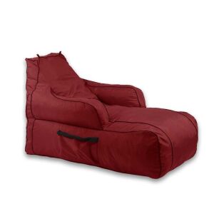 Pufrelax Player Gamer babzsák fotel piros színben, vízálló huzattal - Babzsákfotel & Ülőke