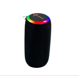 Czarny przenośny głośnik Bluetooth z podświetleniem RGB, model S400 - Głośnik Bluetooth