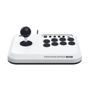 Hori Fighting Stick Mini do PlayStation 5 i 4, biały kontroler arcade - Joystick