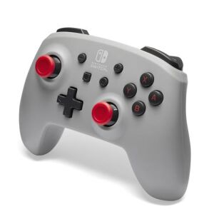 Vedere unghiulară a controller-ului wireless PowerA pentru Nintendo Switch - Gri Retro - PowerA Controlere
