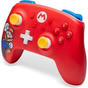Angewinkelter Blick auf den PowerA Mario Wireless Controller für Nintendo Switch - Controller