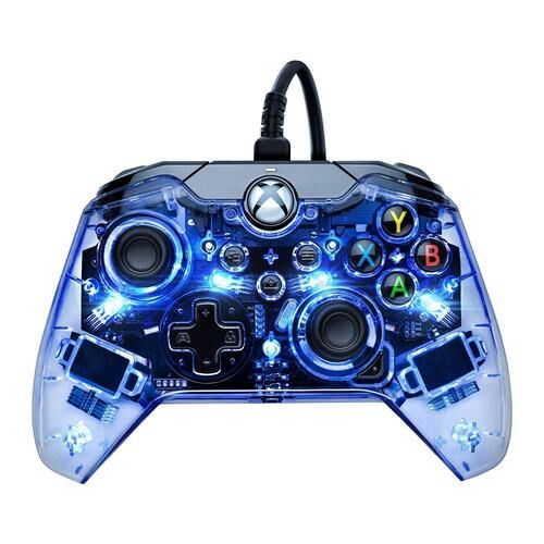 Controller cu fir PDP Afterglow Xbox Series X cu iluminare prismatică