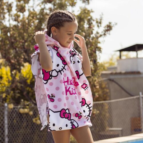 Hello Kitty strand törölköző poncsó 50x115 cm (Fast Dry) 122861481 - Baba fürdetés és ápolás