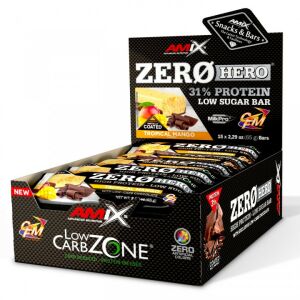 AMIX Nutrition - Low-Carb ZeroHero Protein Bar / 15x65g - Tropical mango - fehérjeszelet 121145152 - Amix Nutrition